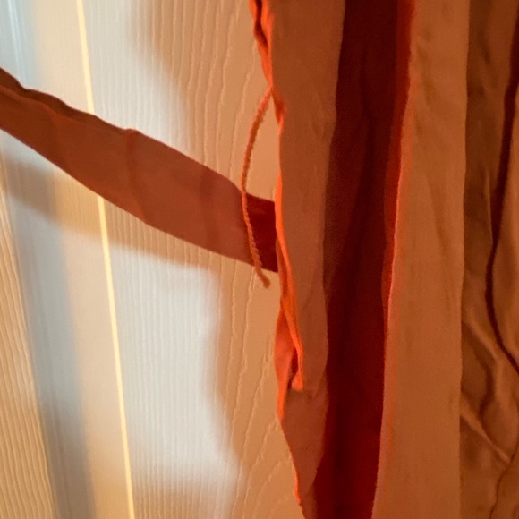 Rust Orange Woven Button Down Blouse New With Tags Forever 21 - Picture 4 of 4